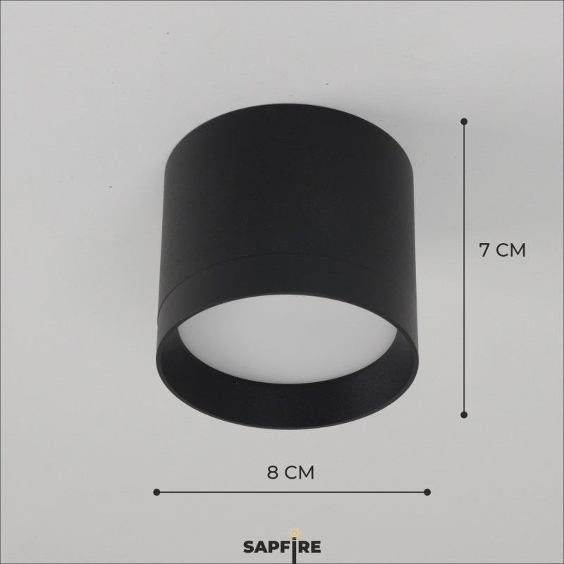 ***Светильник Elegant SPF-10273 BLACK/ЧЕРНЫЙ ` D80/H70/1/G53/12W без лампы 24-03