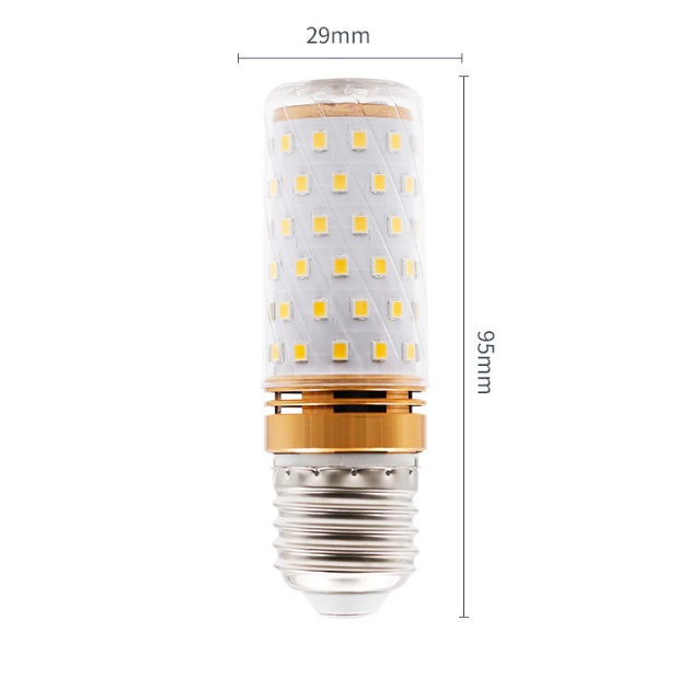 Лампа светодиодная прозрачная YY-9003 16W-4000K-E27, D29*100mm 900lm 85-265V DIAMOND SPF24-12 (1/100