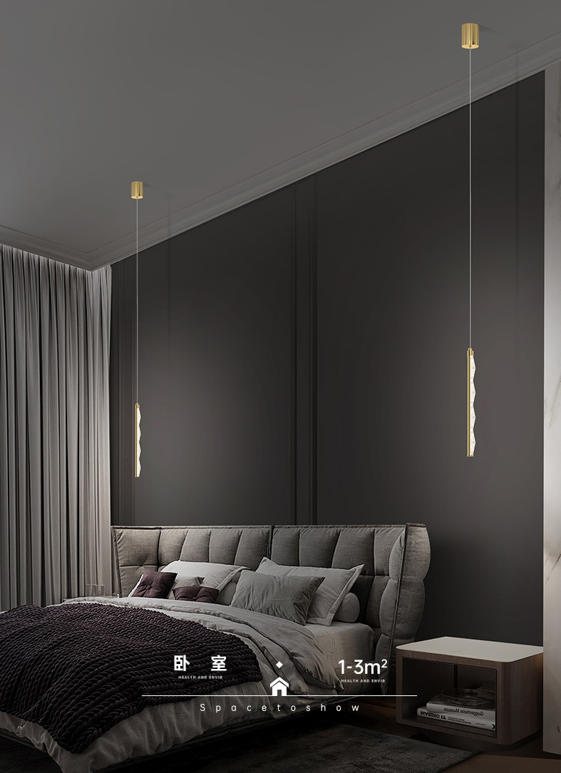 Светильник DZN-13687 ЗОЛОТАЯ БРОНЗА ` D70/H400+1500/1/LED/16W/3000+4500+6500K CLARA