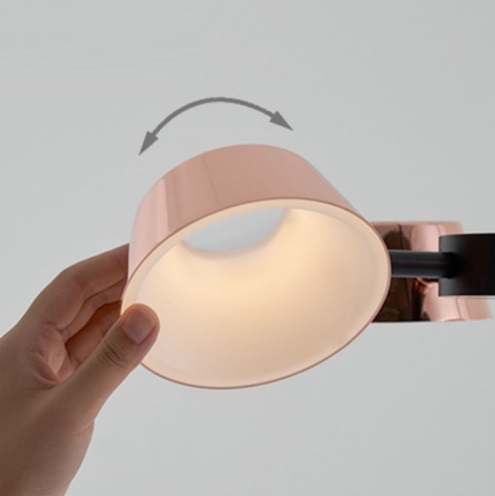 Светильник DZN1-1-21 МЕДЬ + ЧЕРНЫЙ ` D750/H55/4/LED/7W MILL