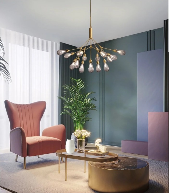 Светильник DZN-33223 ЧЕРНЫЙ ` D800*100/H1200/1/LED/48W/4500K BLACKOUT