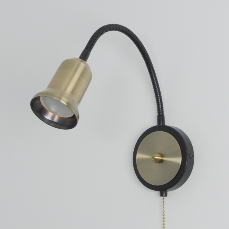 Светильник настенный SPFD-48916 БРОНЗА D100/H380/1/GU10/10W без ламп, LOFT