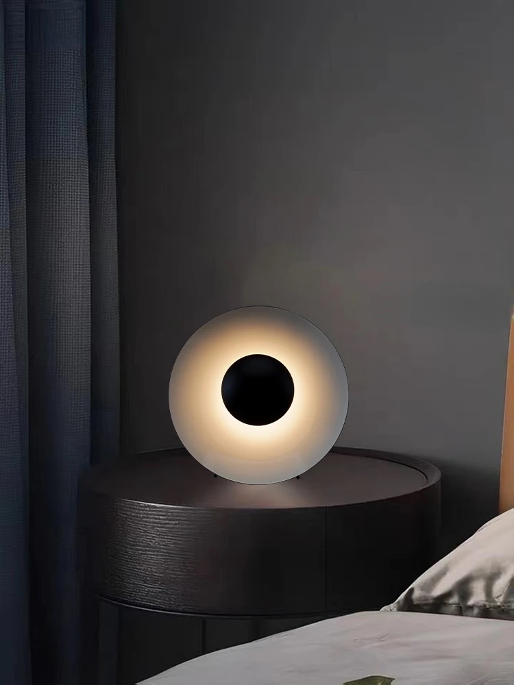 Светильник настольный DZN-10339 ЧЕРНЫЙ ` D350/H120/1/LED/6W/3000K GINGER