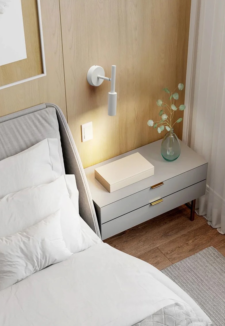 Светильник DZN-34362 БЕЛЫЙ ` D40*236/H80/1/LED/5W/3000K ANNE24-05