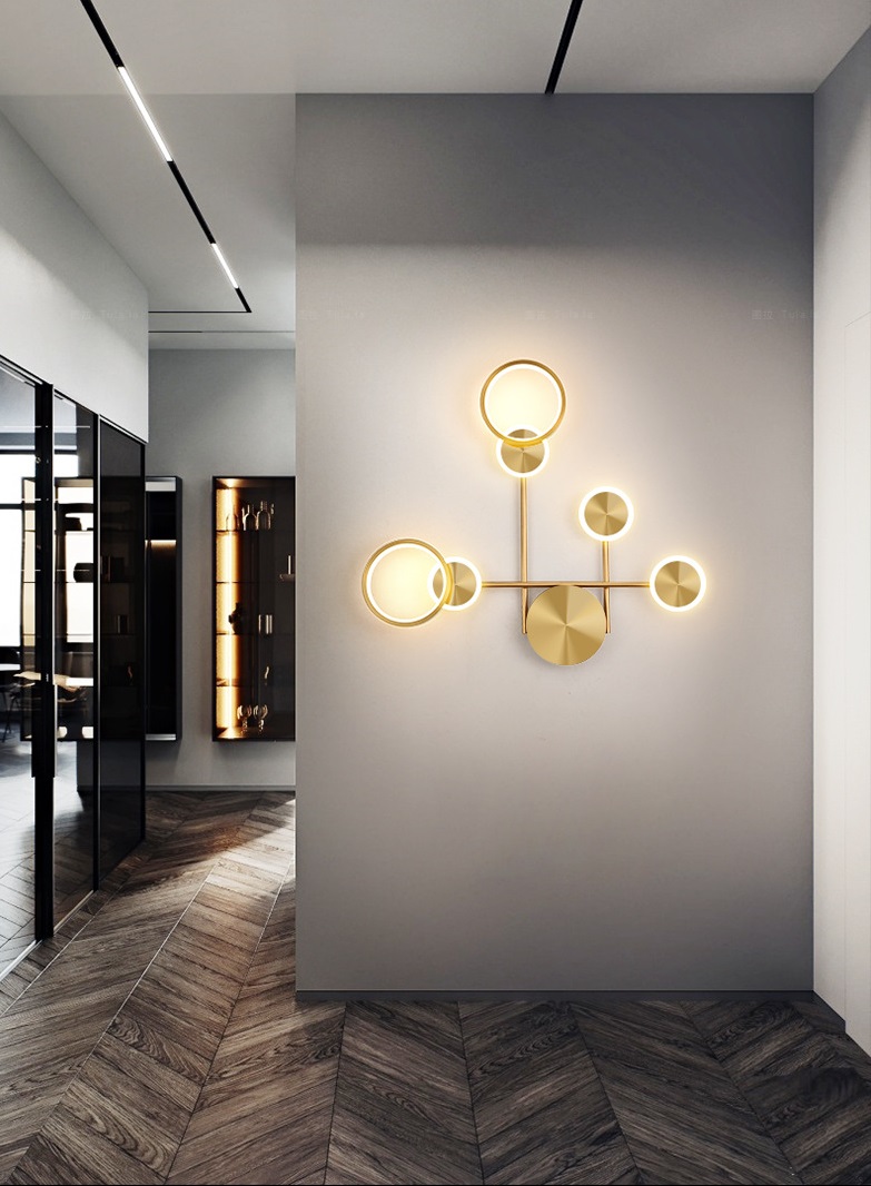 Светильник SPF-34373 БРОНЗА ` D570*520/H100/4+2/LED/18W/4500K Amber (уценка, с небольшими царапинкам