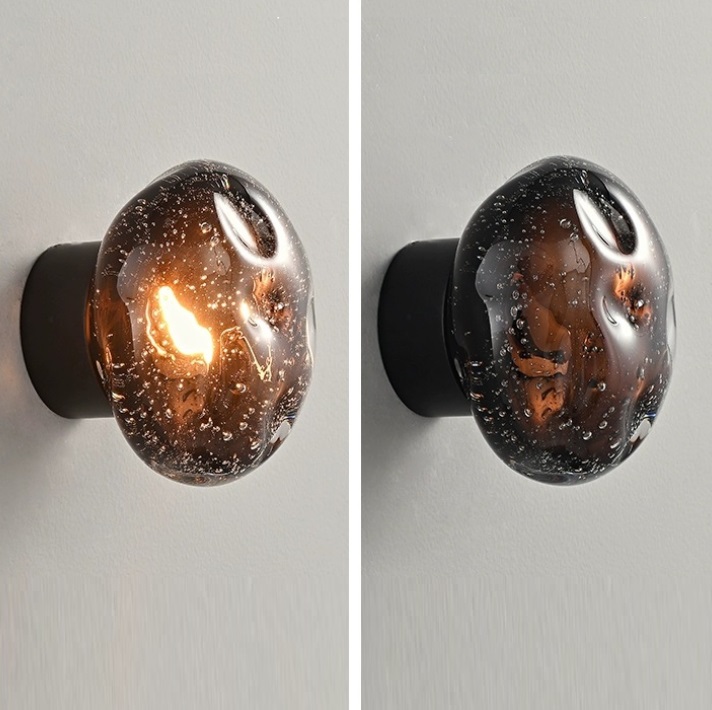 СветильникDZN-13810 ЧЕРНЫЙ + КОРИЧНЕВЫЙ ` D140/H100/1/LED/3W/3000K MYSTERY