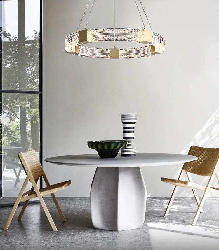 Светильник DZN1-3-69 ЗОЛОТО ` D800+500/H1200/2/LED/100W/4500K