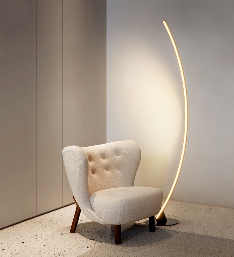 Светильник напольный DZN-10447 ЧЕРНЫЙ ` D650/H1700/1/LED/36W/2800-6500K