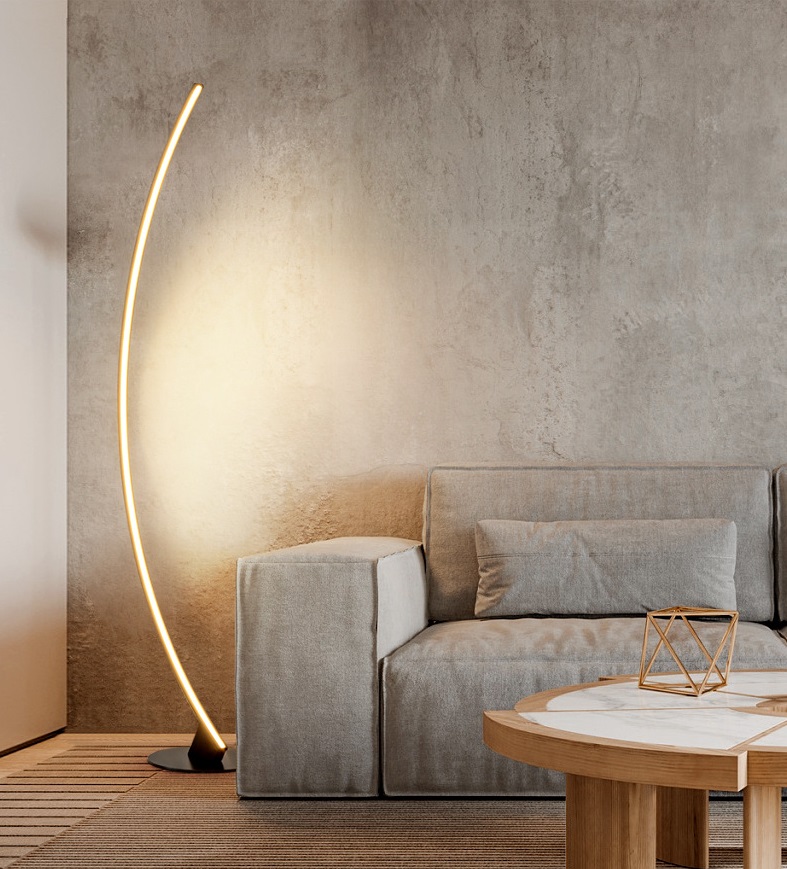 Светильник напольный DZN-10447 ЧЕРНЫЙ ` D650/H1700/1/LED/36W/2800-6500K