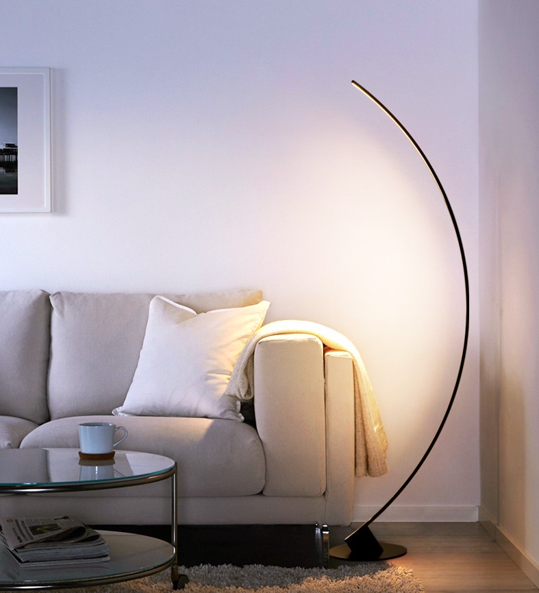 Светильник напольный DZN-10447 ЧЕРНЫЙ ` D650/H1700/1/LED/36W/2800-6500K