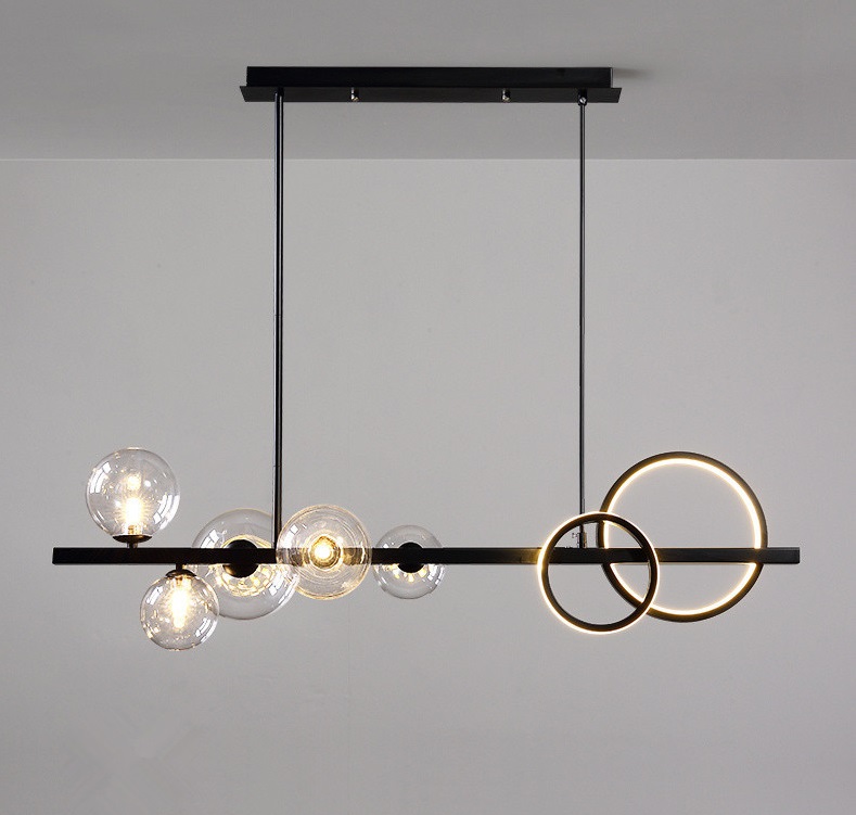 Светильник DZN2-2-15 ЧЕРНЫЙ ` D950/H660/5+2/G9+LED/36W/4500K CASES