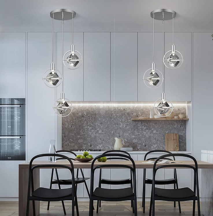 Светильник DZN- 13841 РОМ ` D350/H260+2000/3/LED/.W/4500K 3*D160/H260 TETRIS