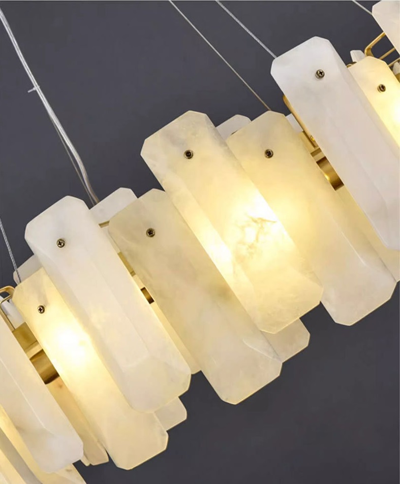 Светильник DZN-13864 БРОНЗА + МРАМОР ` D800/H200+1200/12/E14/40W UNIVERSE