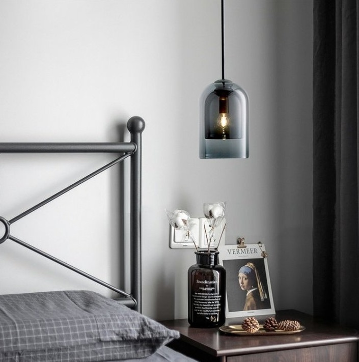 Светильник DZN1-4-98 SMOKE/ДЫМЧАТЫЙ ` D150/H220/1/E14/40W SMOKE 25-05