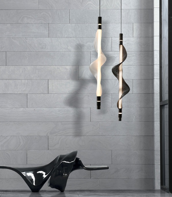 Светильник DZN2-1-21 WHITE/БЕЛЫЙ ` D180/H900/1/LED/20W VAPOUR