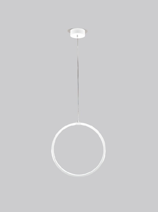 Светильник подвесной SPF-5045 БЕЛЫЙ D400/H1500/1/LED/16W HOOP1 24-07