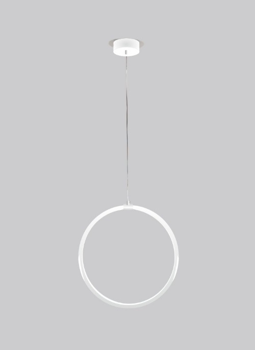 Светильник подвесной SPF-5046 БЕЛЫЙ D500/H1500/1/LED/20W HOOP1 24-07