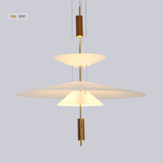 Светильник подвесной ElegantLight DZN-8305 BRONZE/БРОНЗА ` D360+680+360/H1200/3/LED/9W LUCEISOLA 22-