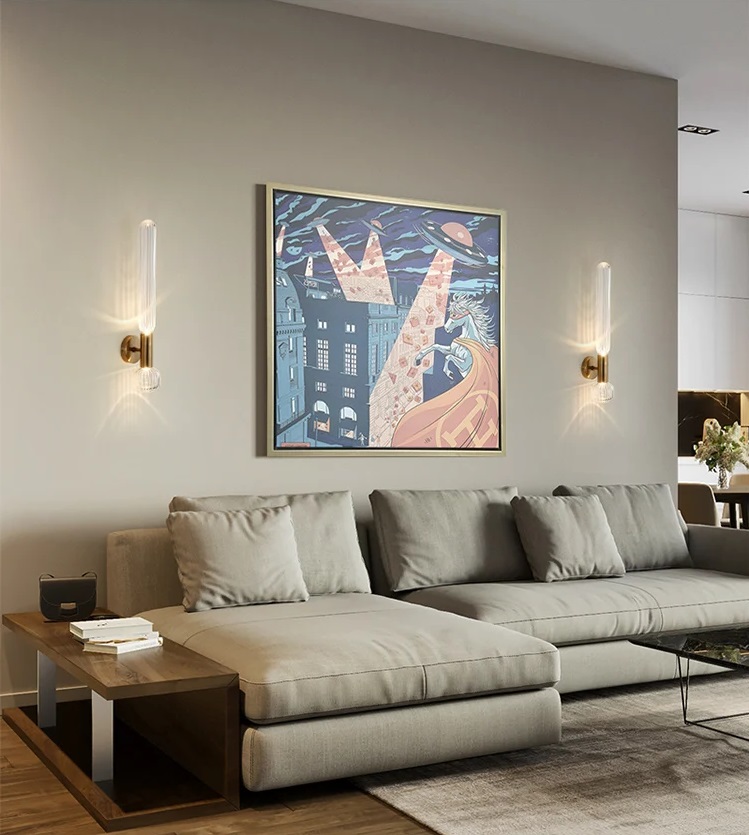 Светильник DZN-13141 БРОНЗА ` D150/H650/2/LED/6W/4000K VUOKSA