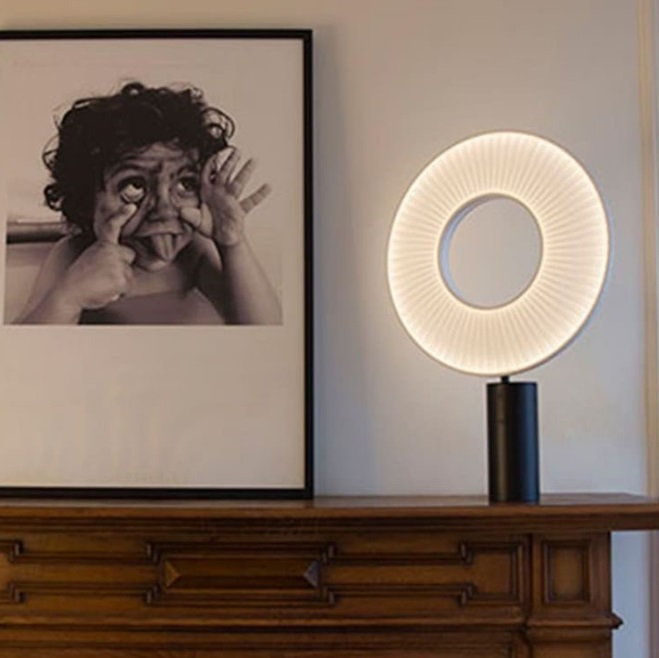 Светильник ElegantLight DZN-13147 БЕЛЫЙ ` D400/H500/1/LED/16W/2800-6500K IRIS BY FABRICE BERRU