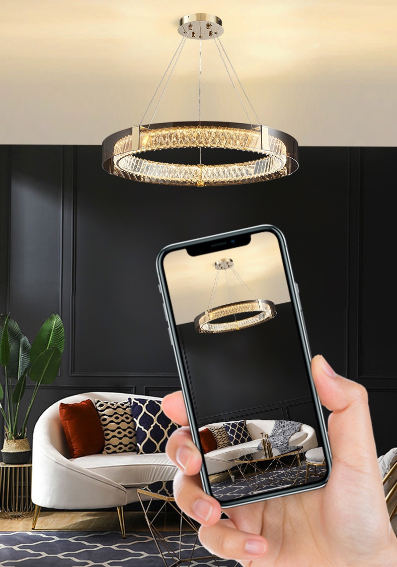 Светильник DZN-13157 ЗОЛОТО + ТОНИРОВАННОЕ СТЕКЛО D600/H130+1200/1/LED/60W/4500K