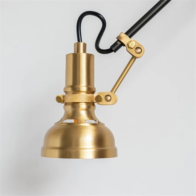 Светильник DZN-46268 БРОНЗА+ЧЕРНЫЙ ` D90*110 /H110+300+300/1/E14