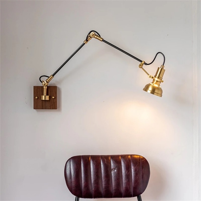 Светильник DZN-46268 БРОНЗА+ЧЕРНЫЙ ` D90*110 /H110+300+300/1/E14