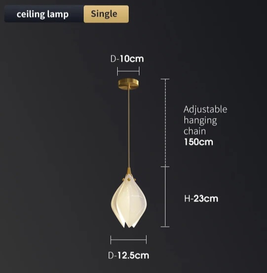 Светильник DZN-10621 ЗОЛОТАЯ БРОНЗА / БЕЛАЯ КЕРАМИКА ` D125/H230+1500/1/G9/10W LEA-LEA 25-07
