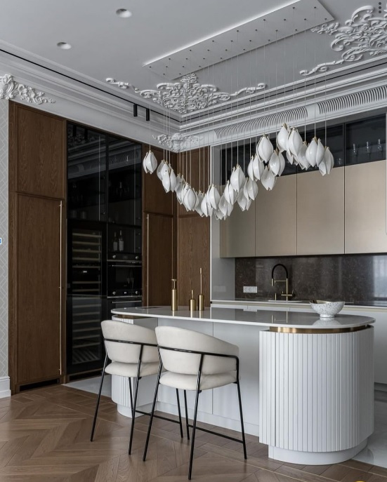 Светильник DZN-10621 ЗОЛОТАЯ БРОНЗА / БЕЛАЯ КЕРАМИКА ` D125/H230+1500/1/G9/10W LEA-LEA 25-07