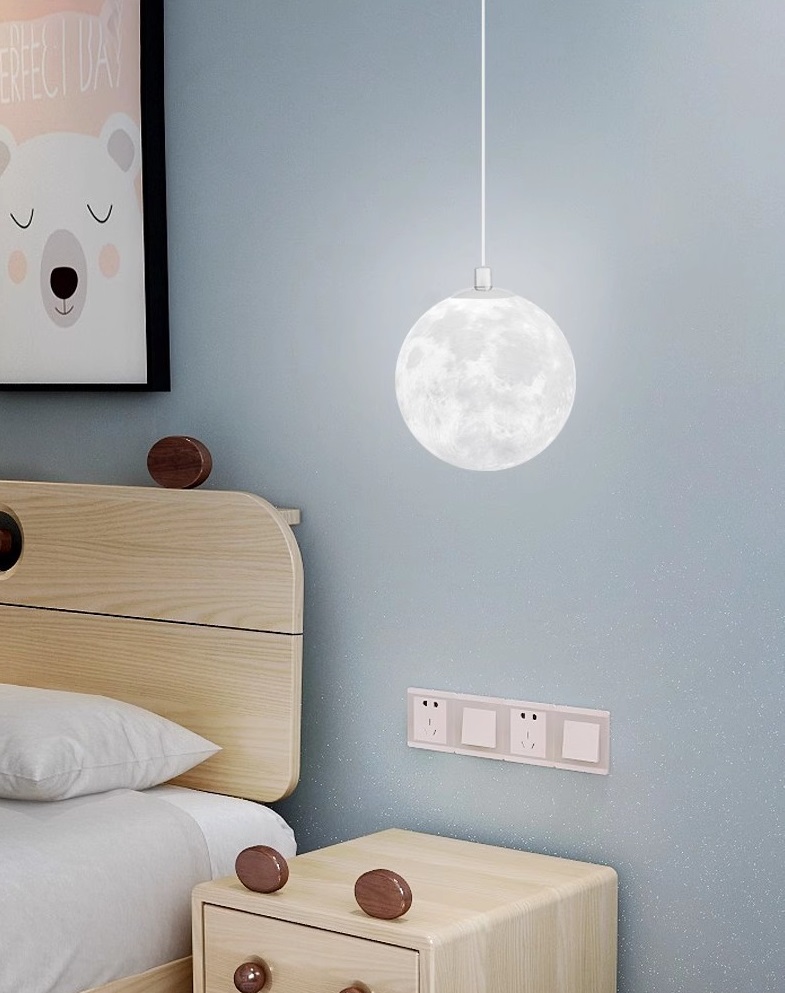 Светильник DZN-45102 БЕЛЫЙ АКРИЛ ` D200/H1200/1/E27/15W MOON-LAMP