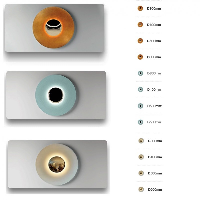 Светильник DZN-46269 ОРАНЖЕВЫЙ ` D300/H80/1/LED/6W/3000K SKITRES (Бра ALESTA размер М Оранжевый)