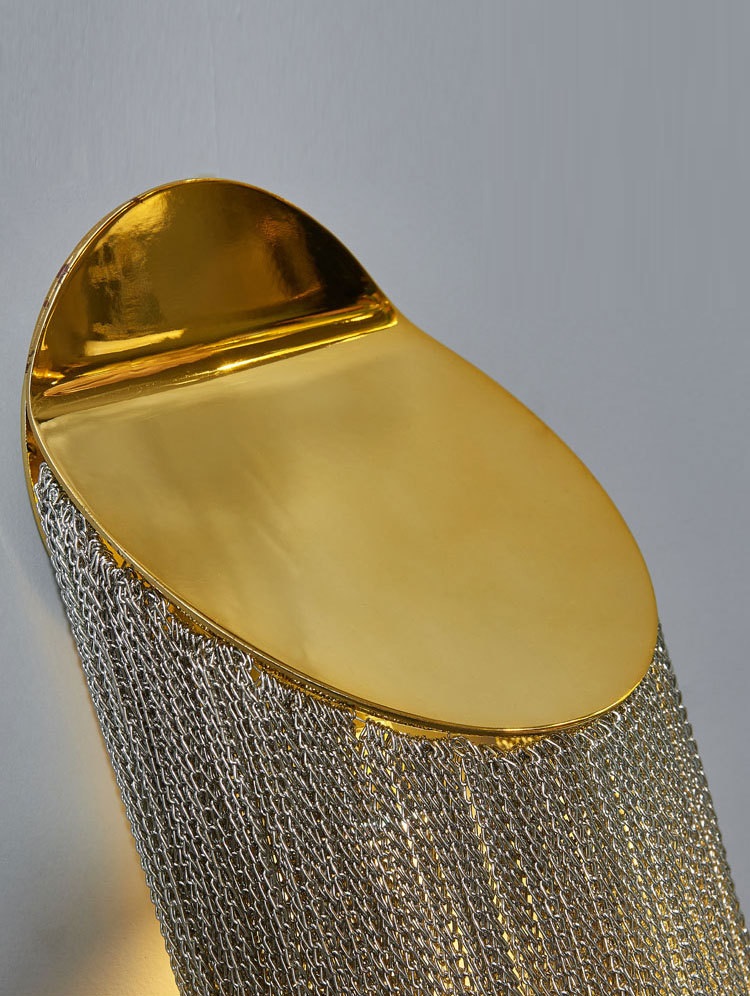 Светильник настенный ElegantLight DZN-11167 ЗОЛОТО ` D160/H680/1/G9/10W COVER2