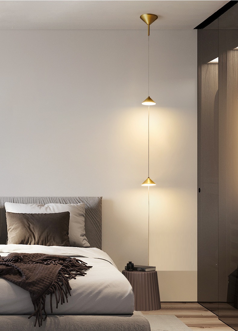 Светильник DZN-11171 БРОНЗА/ЧЕРНЫЙ ` D130/H3000/2/LED/10W/2800K CHAINLIGHTS