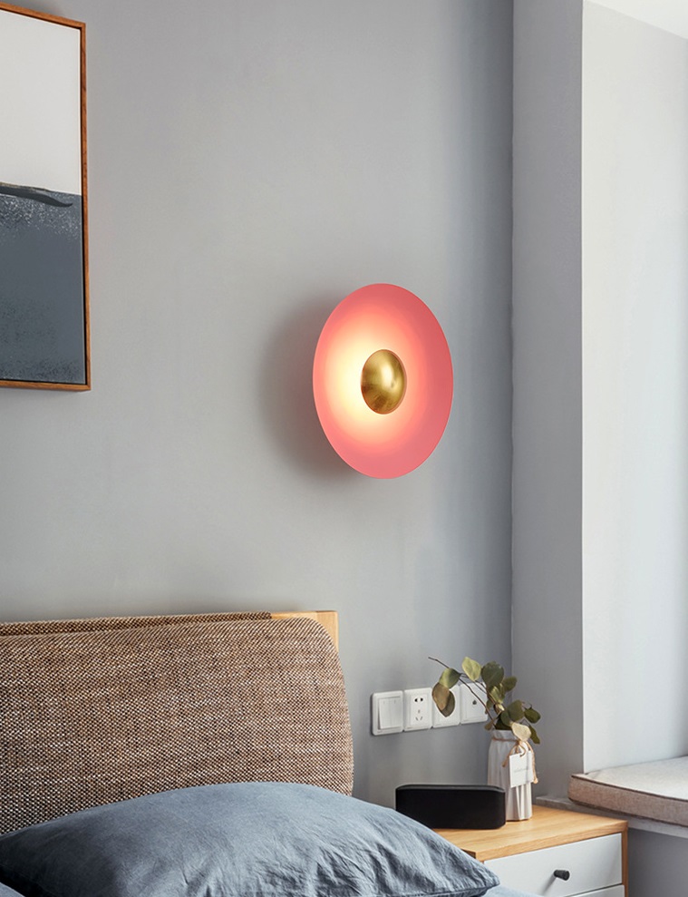 Светильник DZN-11172 РОЗОВЫЙ ` D300/H80/1/LED/6W/4500K Skitres