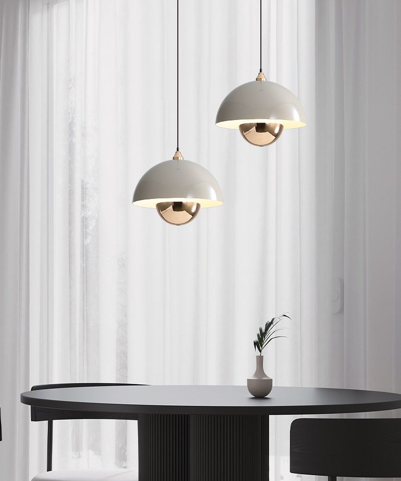 Светильник DZN-11179 БЕЛЫЙ+ЗОЛОТО ` D180/H1800/1/LED/11W/6500K DOMECAP