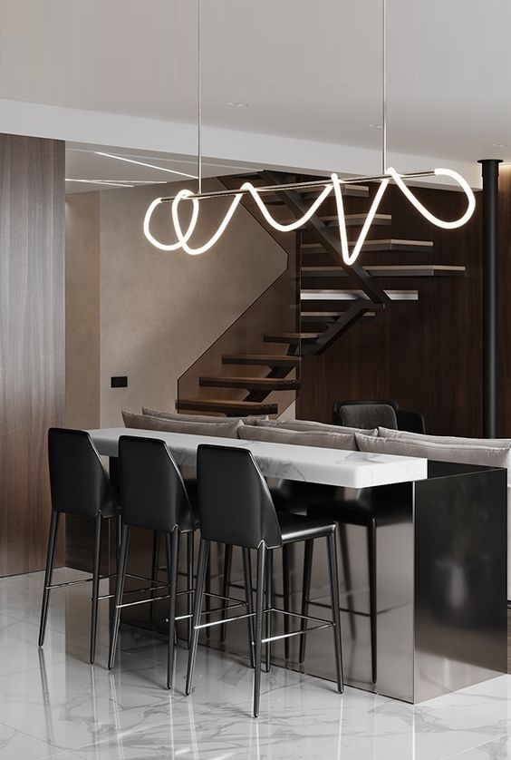 Светильник DZN-11197 БРОНЗА ` D1500/H1000 (600+400)/1/LED/./4000K белый матовый силикон FLEI