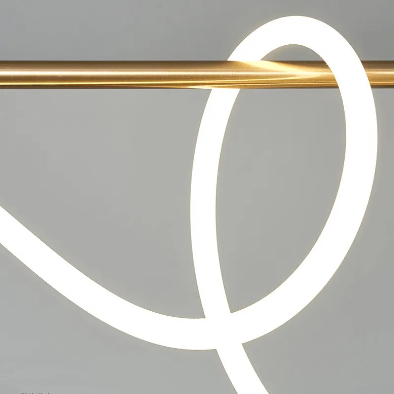 Светильник DZN-11197 БРОНЗА ` D1500/H1000 (600+400)/1/LED/./4000K белый матовый силикон FLEI