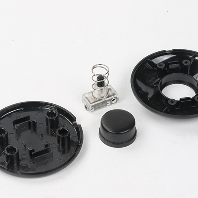 Кнопка включения для торшера круглая / черная / раскомплектованная SPFR5196