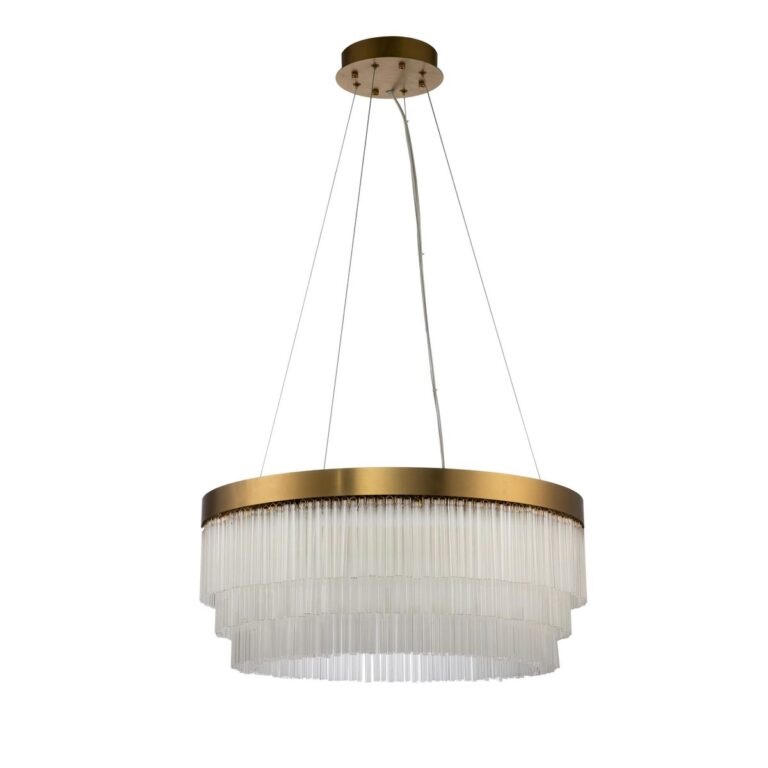 Светильник подвесной DZN-5219 БРОНЗА ` D400*230/H1200/1/LED/40W FRENCH