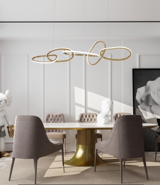 Светильник DZN-35296 ЗОЛОТО ` D1200/H150/5/LED/40W/4500K