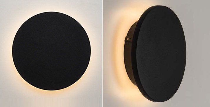 Светильник Elegant SPF-8385 ЧЕРНЫЙ ` D150/H50/1/LED/7W/4000-4500K IP65 SPF02