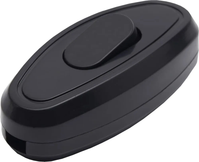 Выключатель для бра 250В, 10A, черный