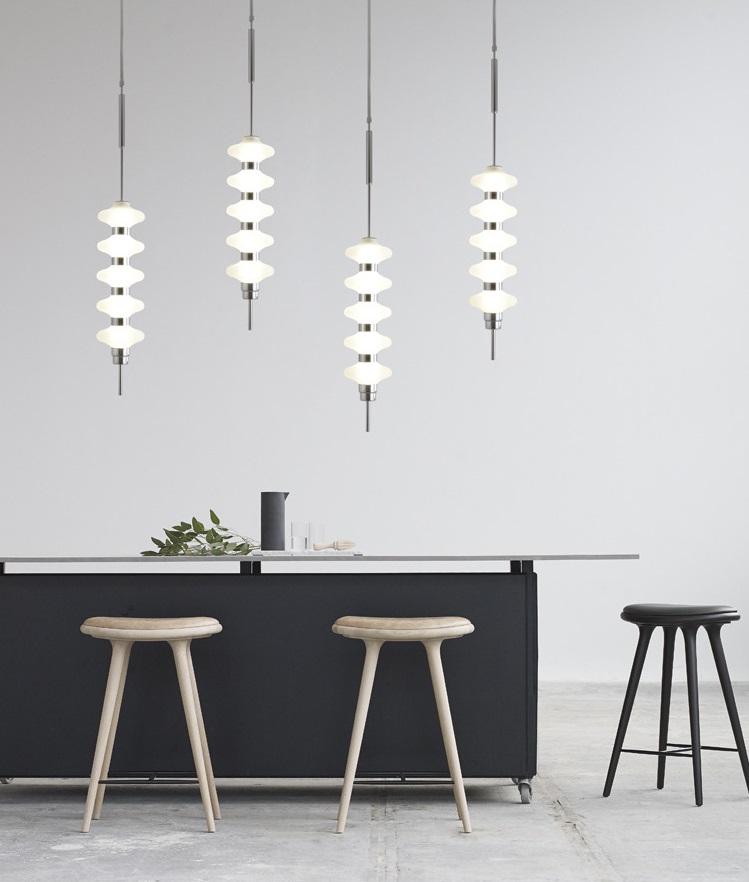 Светильник ElegantLight DZN-13245 РОМ/БЕЛЫЙ МАТОВЫЙ ` D180/H700+800/1/LED/15W/4000K AUIS