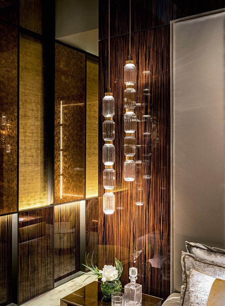 Светильник ElegantLight DZN-13248 БРОНЗА/ТОНИРОВАННЫЙ ` D180/H700+800/1/LED/15W/4000K AUIS