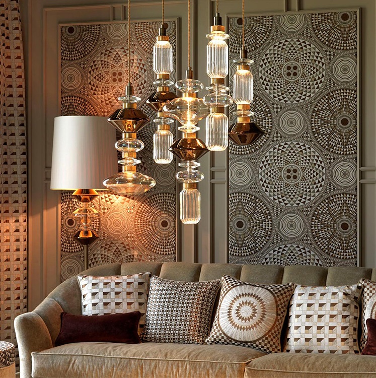 Светильник ElegantLight DZN-13248 БРОНЗА/ТОНИРОВАННЫЙ ` D180/H700+800/1/LED/15W/4000K AUIS