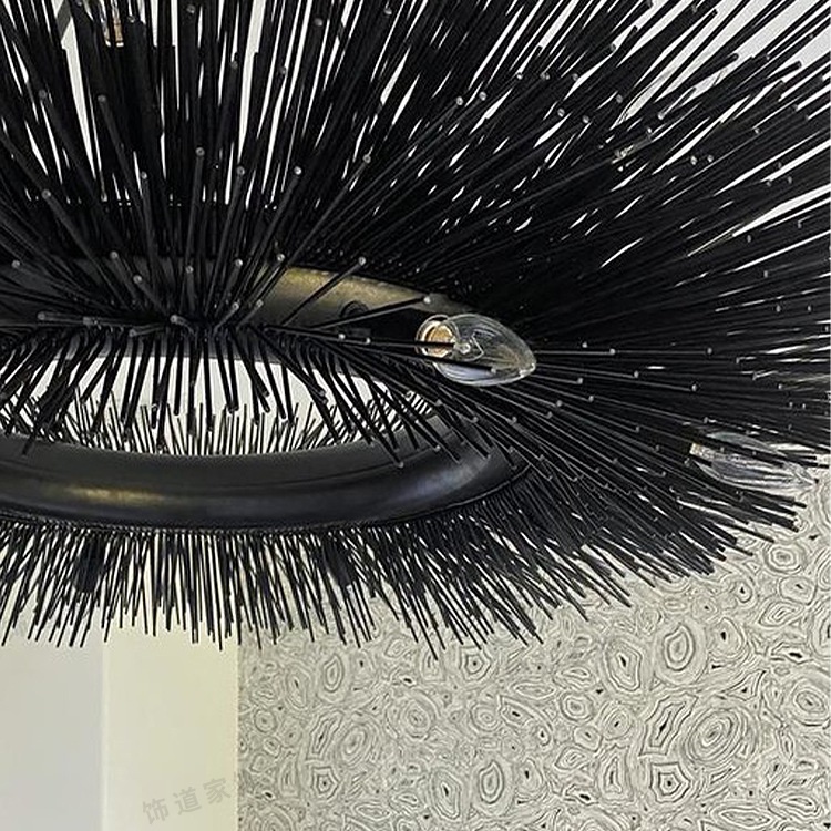 Светильник ElegantLight DZN-13252 ЧЕРНЫЙ ` D1000/H1500/16/E14/40W VISUAL