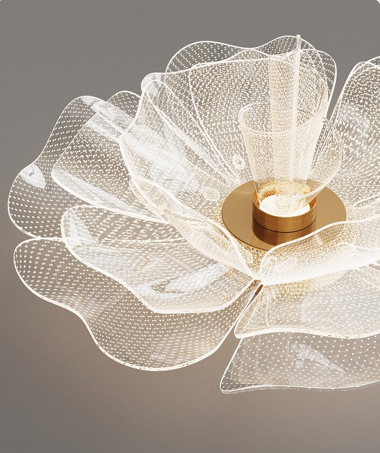 Светильник DZN-13260 ЗОЛОТО ` D550/H240/1/LED/18W/4000K VIOLET