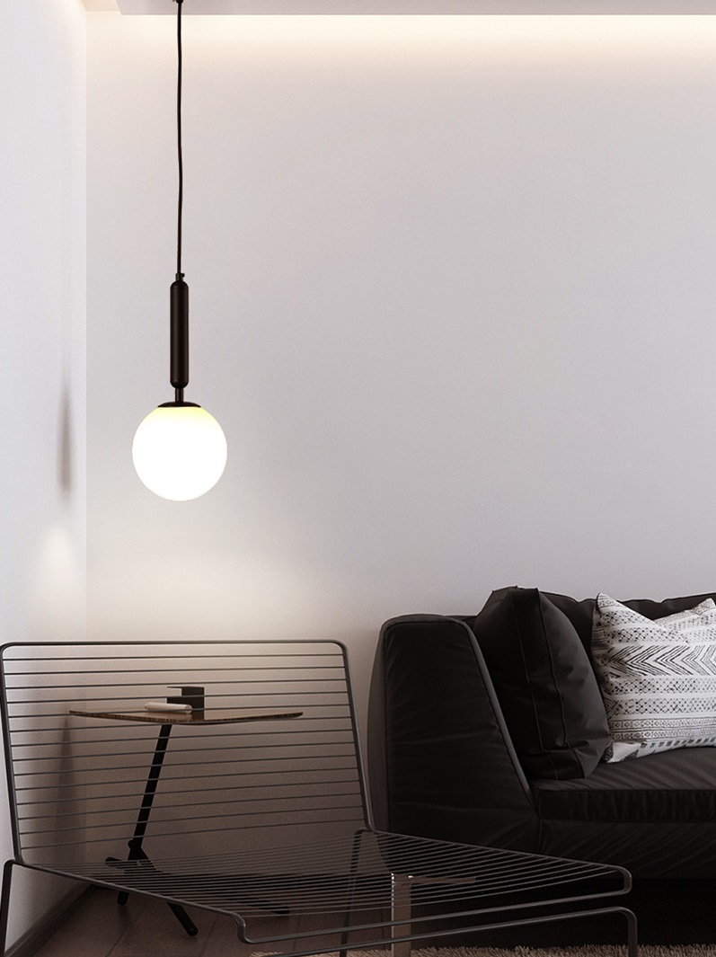 Светильник DZN1-4-34 ЧЕРНЫЙ ` D150/H1200/1/E27/40W