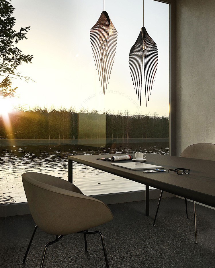 Светильник DZN-5231 ЧЕРНЫЙ ` D720*300/H1200/1/Е14/40W