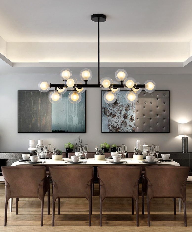 Светильник DZN-5233 ЧЕРНЫЙ ` D900/H900/16/G4/48W